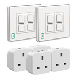 Indoor Wire-Free Bundle - White Metal