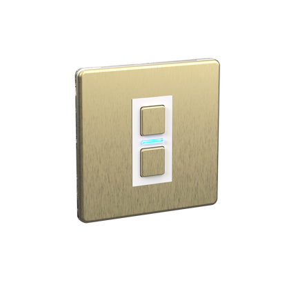 Smart Dimmer (1 Gang) - Brushed Brass