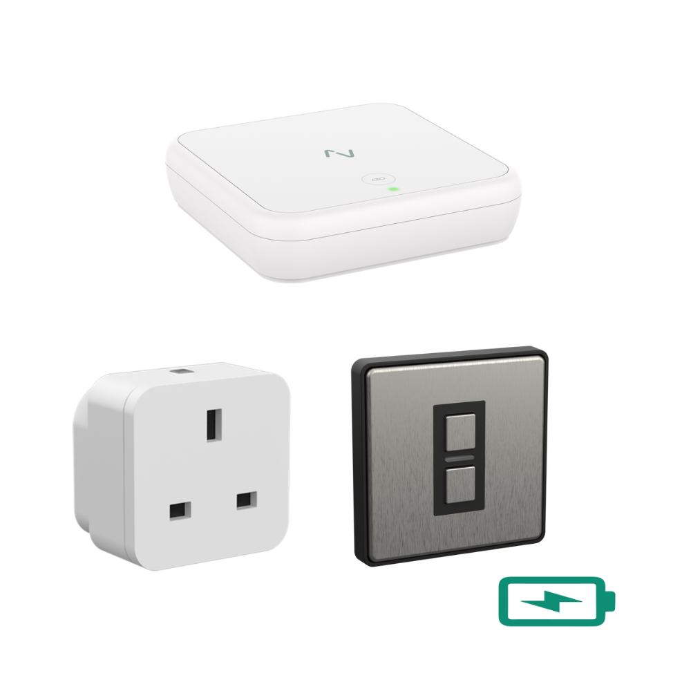 Lightwave Smart Plug Lighting & Power Starter Kit, Smart Lights & Plug Kit | Lightwave