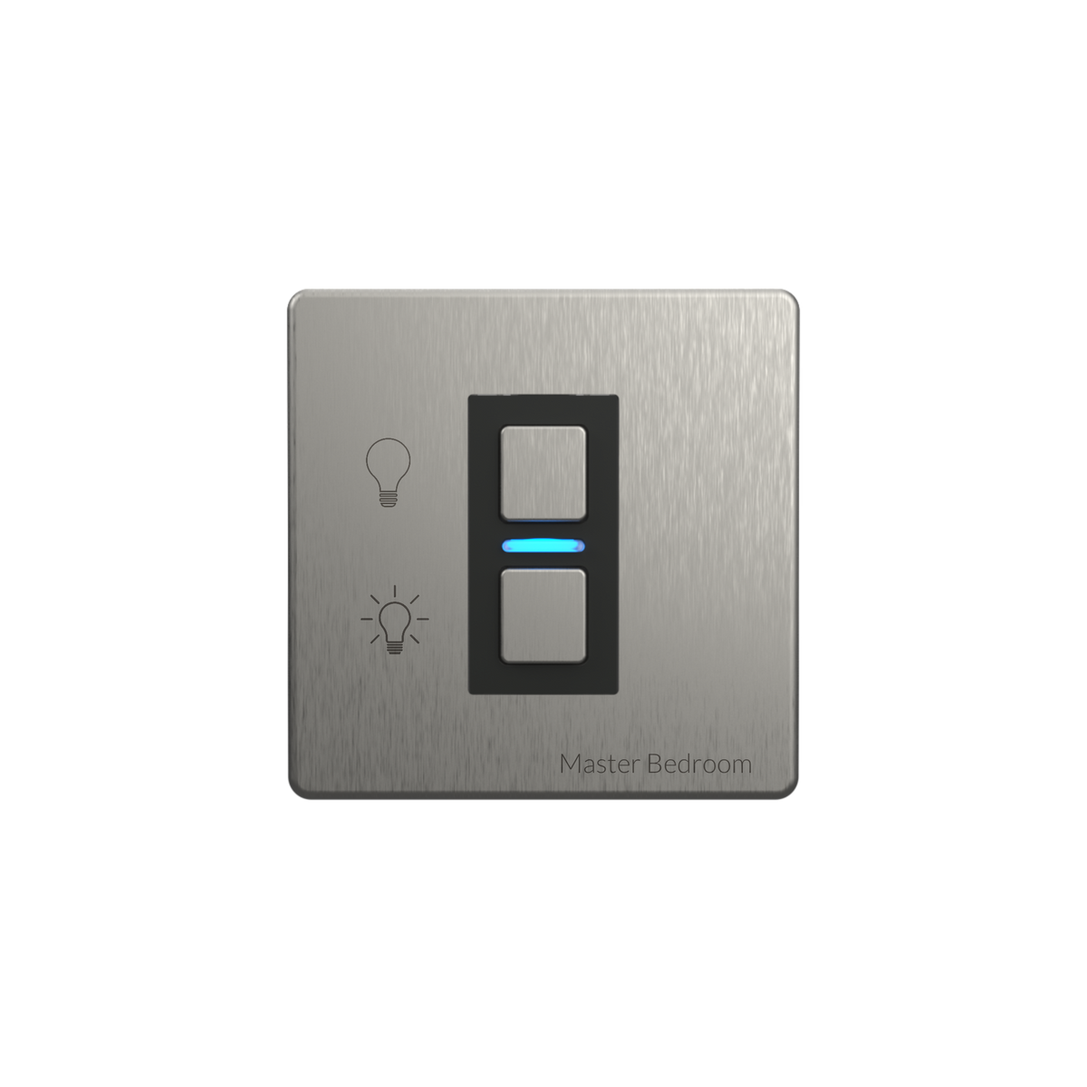 Smart Dimmer (1 Gang) - Stainless Steel
