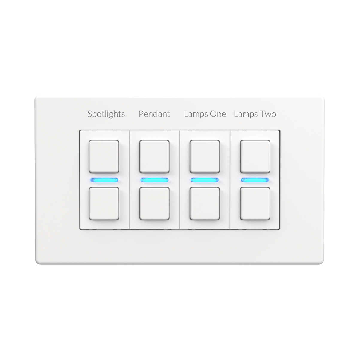 Smart Dimmer (4 Gang) - White