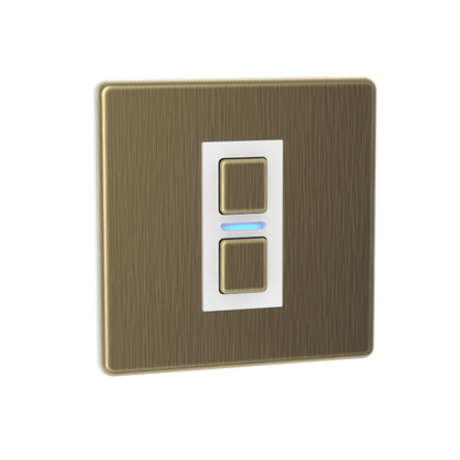 Smart Dimmer (1 Gang) - Antique Brass